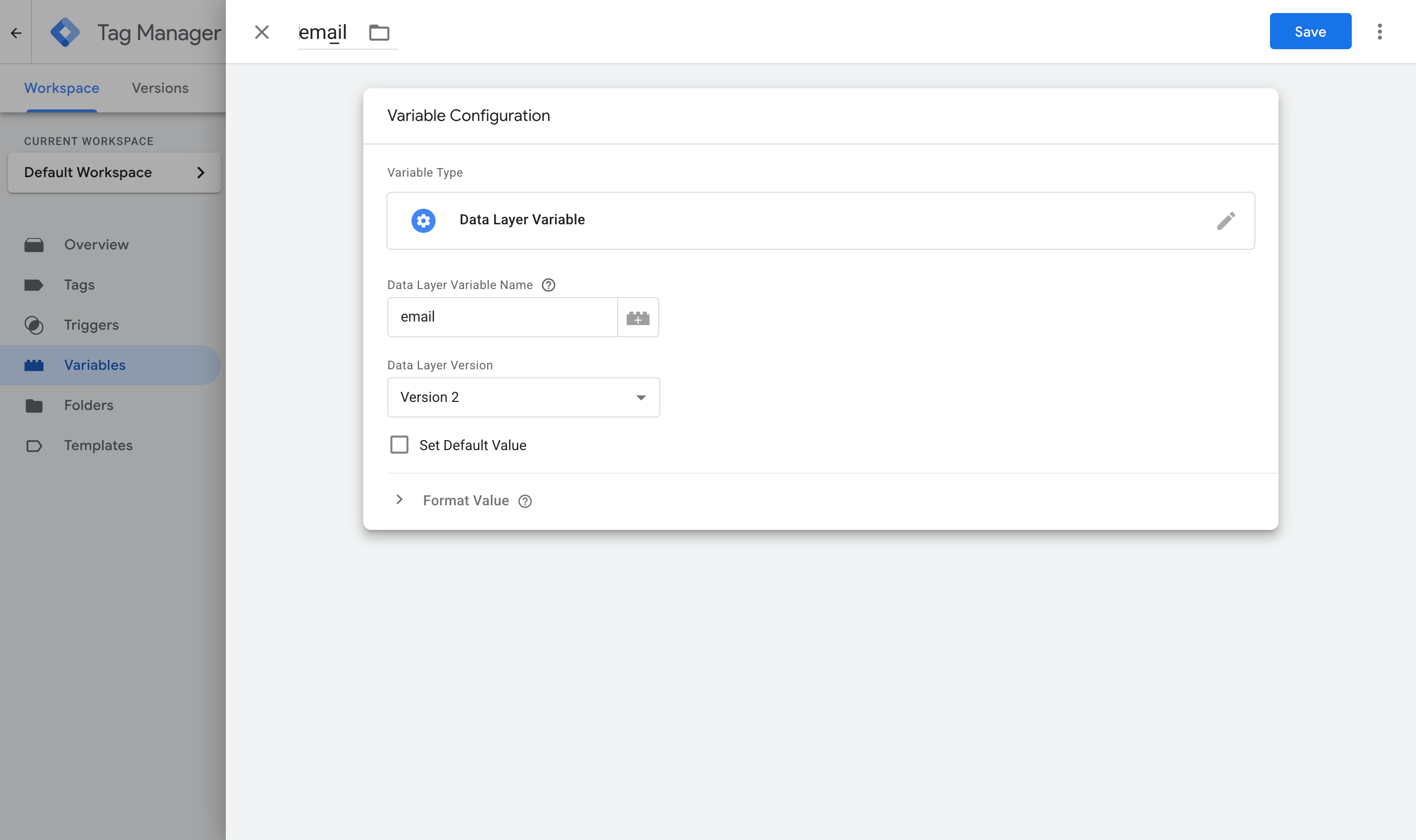 Create Data Layer Variables for email, first name, last name and phone