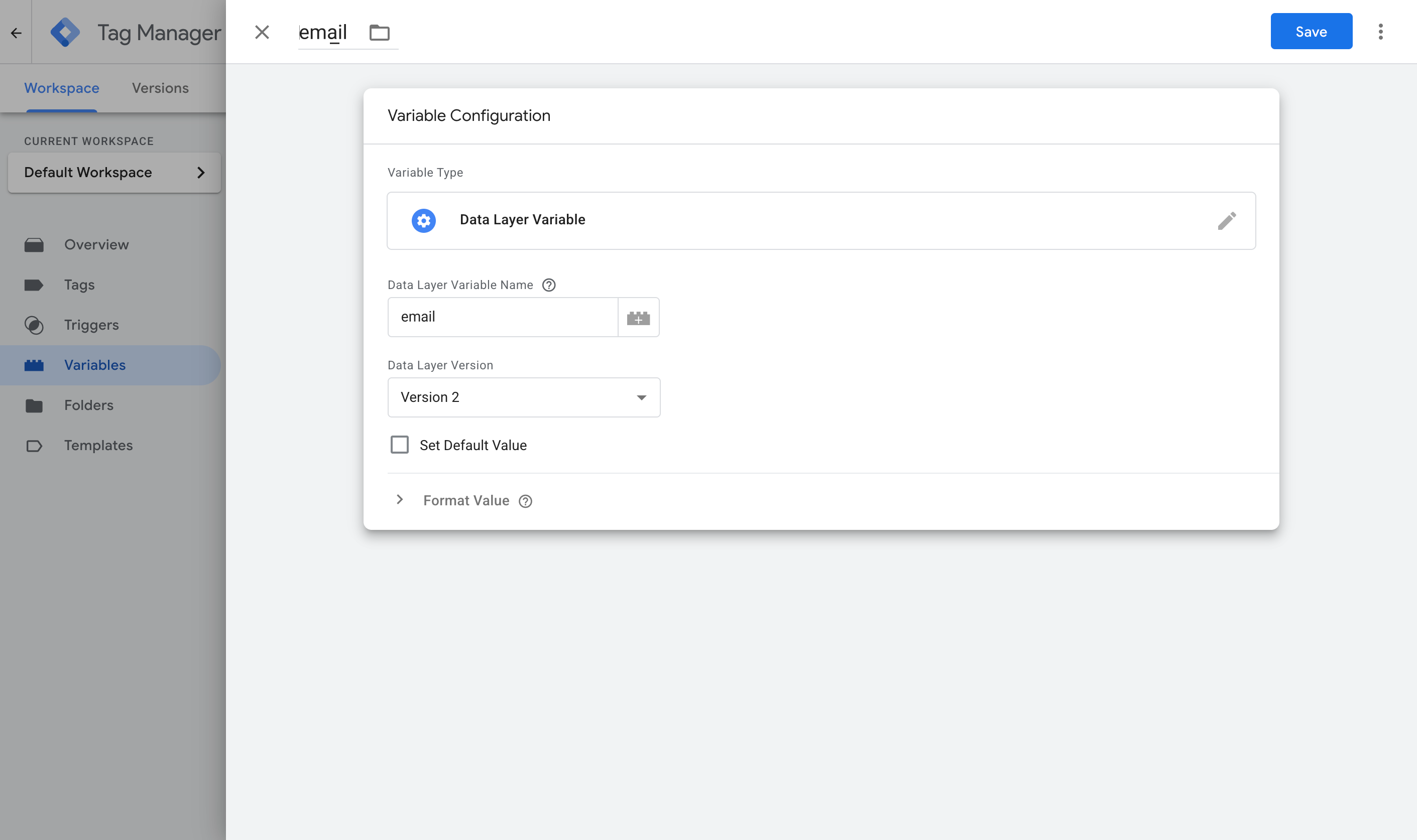 Create Data Layer Variables for email, first name, last name and phone