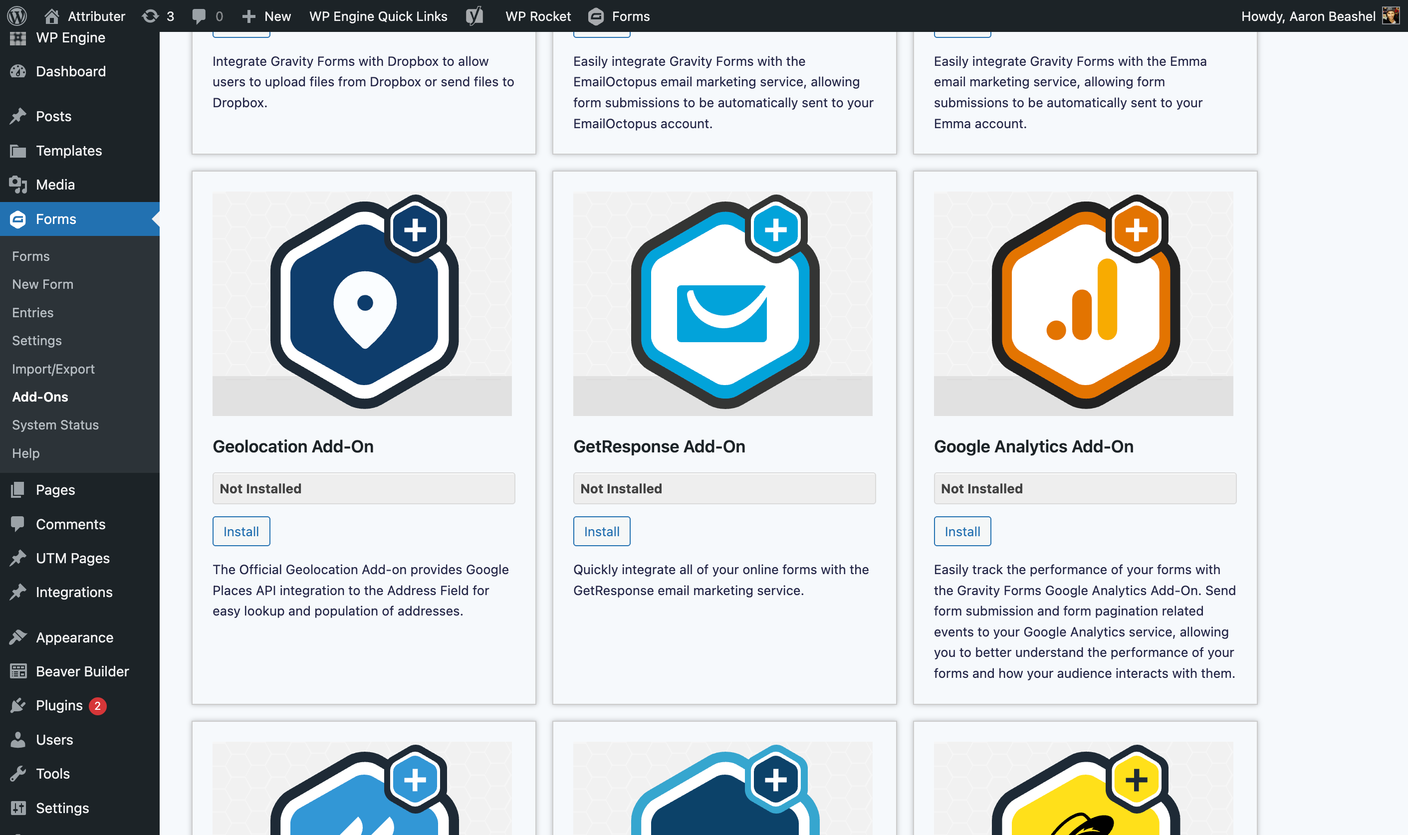 Install the Gravity Forms Google Analytics Add-On