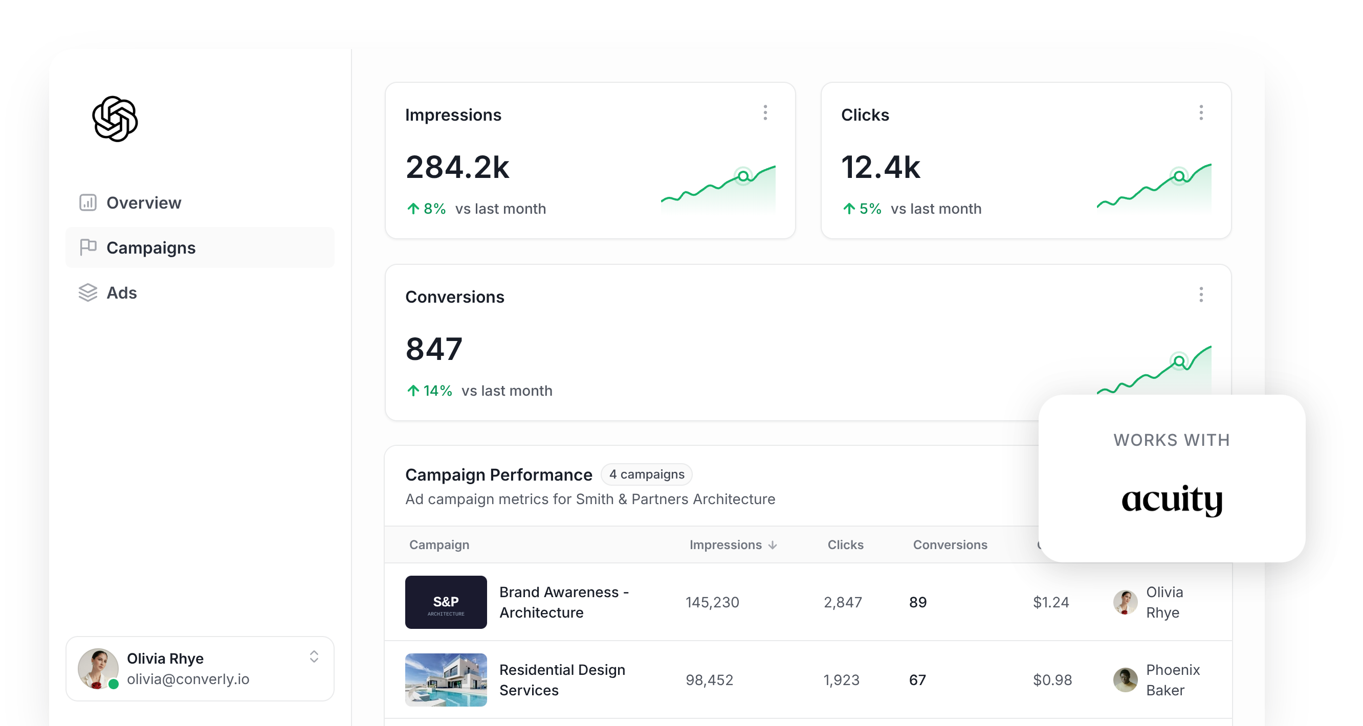 Track Acuity Scheduling bookings as conversions in ChatGPT Ads