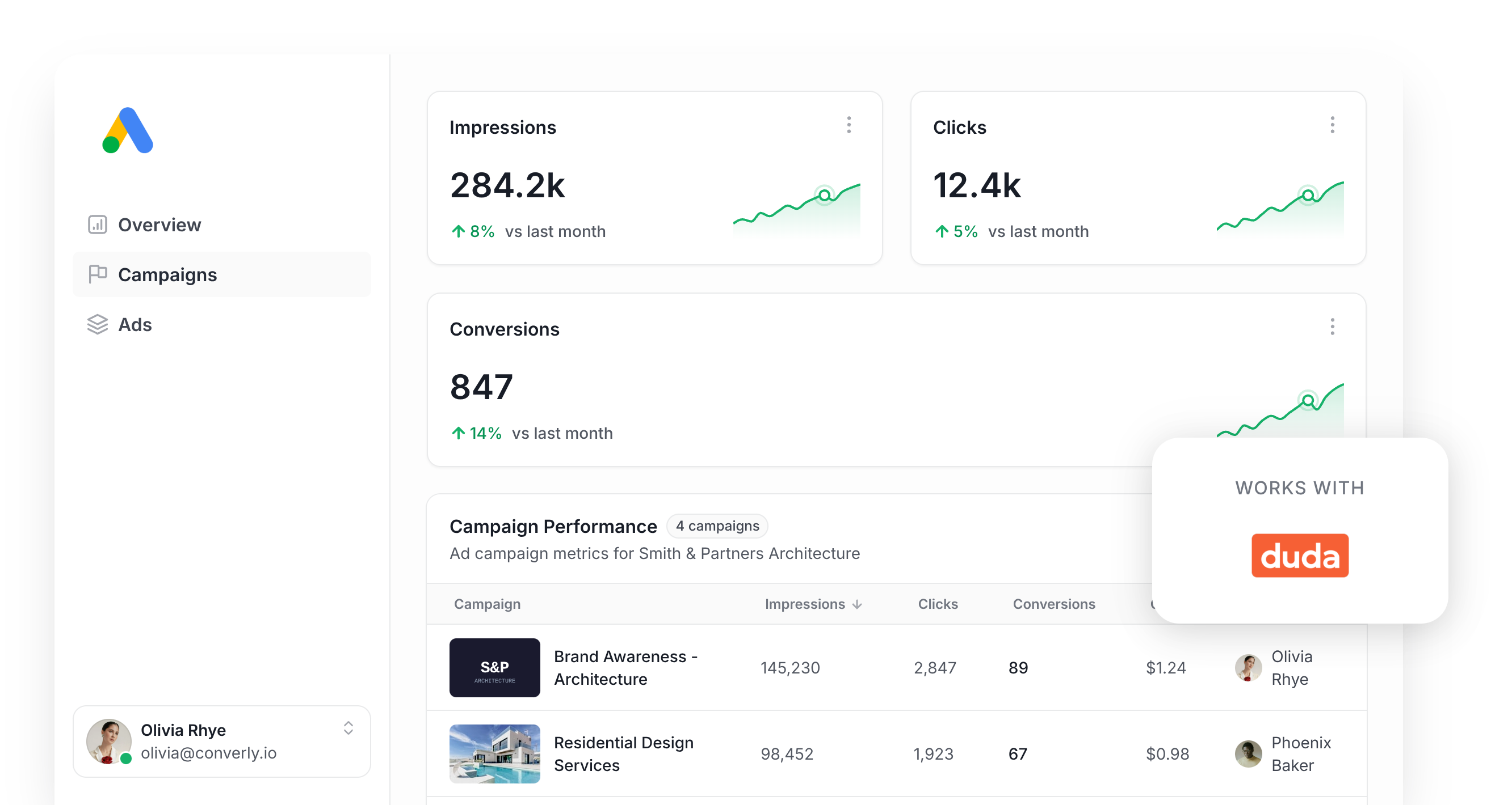 Track Duda form submissions as conversions in Google Ads