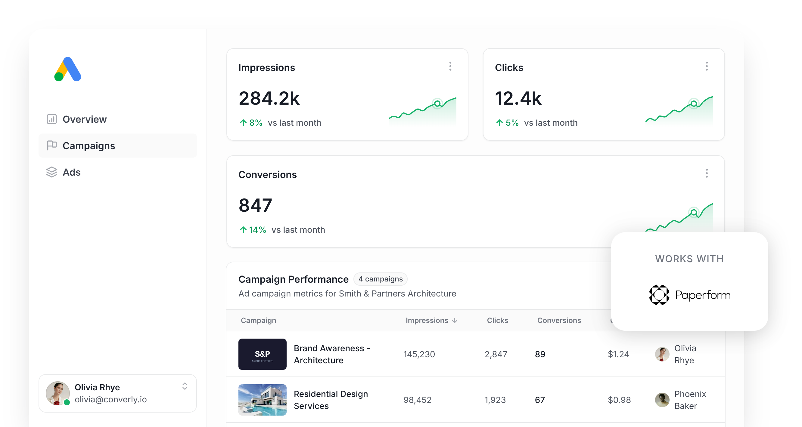 Track Paperform form submissions as conversions in Google Ads